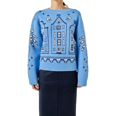 English Factory English Factory Townhouse Holiday Sweater