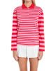 English Factory English Factory Women's Stripe Long Sleeve Knit Top - 4