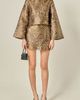 English Factory English Factory Zebra Printed Metallic Miniskirt - 5