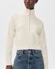 English Factory English Factory Zip-Up Funnel Neck Knit Jacket Cream - 2