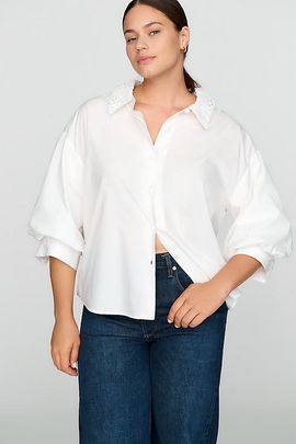 English Factory Plus 100% Cotton Buttondown Shirt