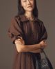 English Factory Puff-Sleeve Textured Midi Shirtdress - 2