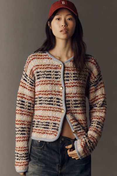 English Factory Textured Stripe Jacket