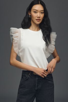 English Factory Tulle Tee