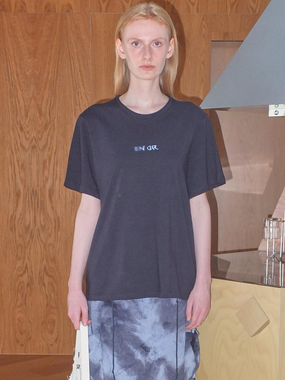 Enor Fade Enor Cotton T-shirt_Navy
