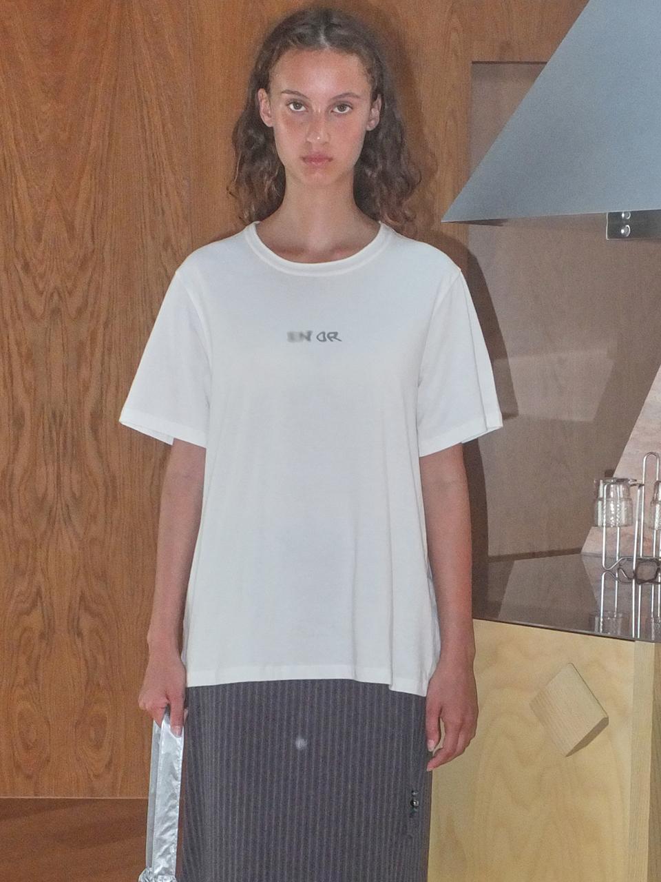 Enor Fade Enor Cotton T-shirt_White
