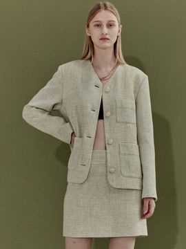 Enor Tweed Mini Skirt