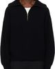 Entire Studios Entire Studios Black Blimp Quarter Zip Sweater - 1