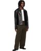 Entire Studios Entire Studios Black Corehide Leather Jacket - 4