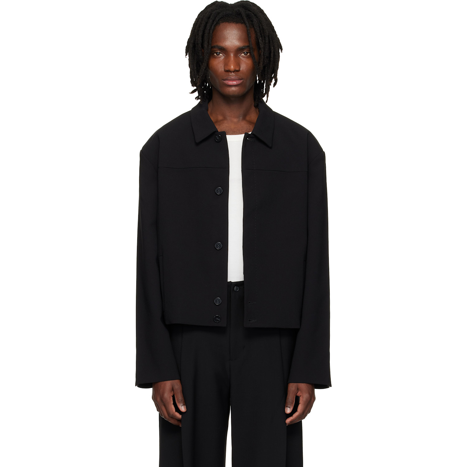 Marine Serre - Black Wild Puffy Vest