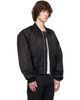 Entire Studios Entire Studios Black Cropped Broad Bomber Jacket - 2