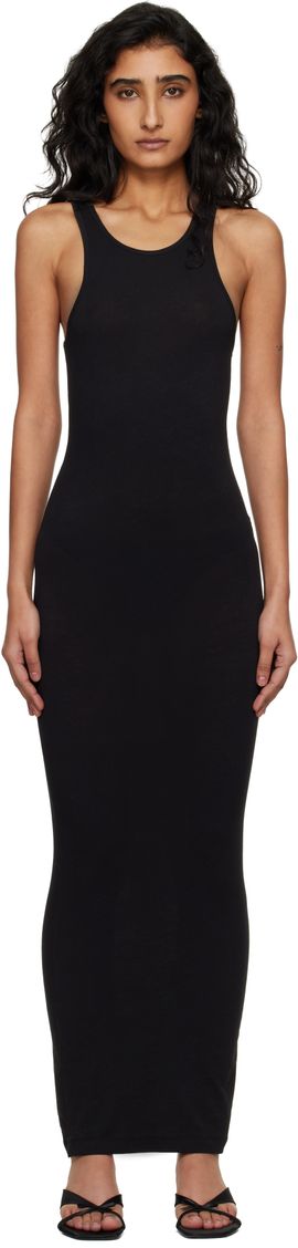 Entire Studios Entire Studios Black Muscle Tank Midi Dress