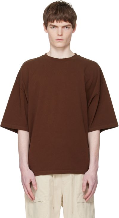 Entire Studios Entire Studios Brown Heavy Boxy T-shirt