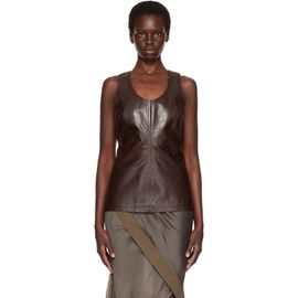 Entire Studios Entire Studios Brown Leather Tank Top