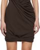 Entire Studios Entire Studios Brown Twist Minidress - 1