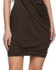 Entire Studios Entire Studios Brown Twist Minidress - 4
