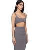 Entire Studios Entire Studios Gray Raw Knit Bra - 2