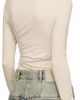 Entire Studios Entire Studios Off-White Drape Top - 3