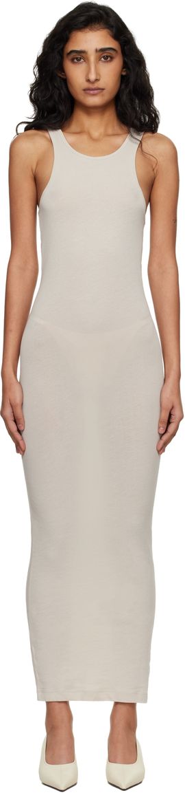 Entire Studios Entire Studios Off-White Muscle Tank Midi Dress