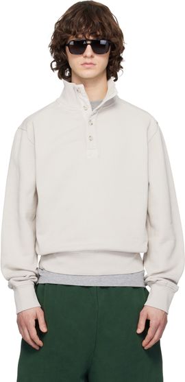 Entire Studios Entire Studios Off-White Port Pullover Sweatshirt