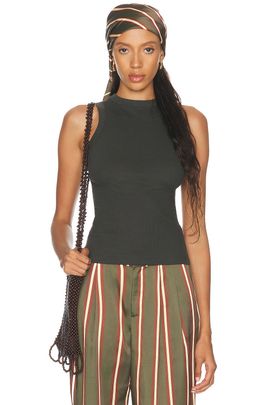 Enza Costa Enza Costa Cashmere Rib Tank Top