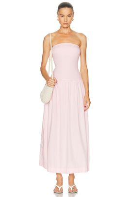 Enza Costa Enza Costa Cotton Bandeau Dress