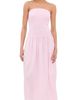 Enza Costa Enza Costa Cotton Bandeau Dress Cherry Blossom - 1