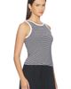 Enza Costa Enza Costa Cotton Mini Stripe Tank - 2