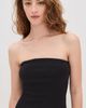 Enza Costa Enza Costa Cotton Rib Bandeau Top Black - 2