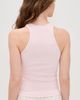 Enza Costa Enza Costa Cotton Rib Boy Tank Cherry Blossom - 3