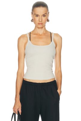 Enza Costa Enza Costa Cotton Rib Cami Tank Top