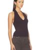 Enza Costa Enza Costa Cotton Rib U Halter - 2