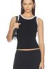 Enza Costa Enza Costa Cotton Ringer Tank - 1