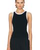 Enza Costa Enza Costa Cotton Ringer Tank Top - 1