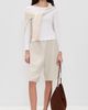 Enza Costa Enza Costa Fine Cotton Boat Neck Long Sleeve Top White - 5