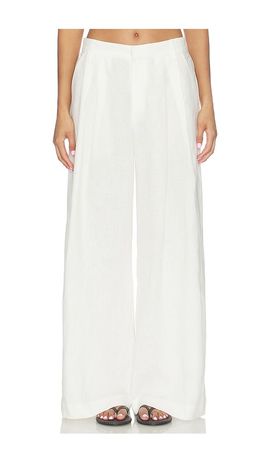 Enza Costa Enza Costa Linen Easy Trouser