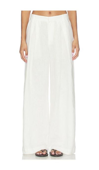 Enza Costa Enza Costa Linen Easy Trouser
