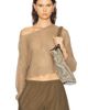 Enza Costa Enza Costa Linen Open Bateau Sweater - 1
