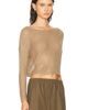 Enza Costa Enza Costa Linen Open Bateau Sweater - 3