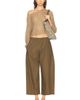 Enza Costa Enza Costa Linen Open Bateau Sweater - 5