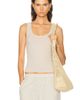 Enza Costa Enza Costa Military Rib Crop Tank Top - 1