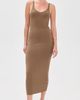 Enza Costa Enza Costa Military Rib Slim Tank Dress Army - 2