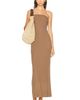 Enza Costa Enza Costa Silk Rib Strapless Fluid Dress - 1