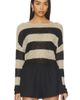 Enza Costa Enza Costa Stripe Linen Bateau Sweater - 1