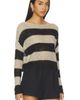 Enza Costa Enza Costa Stripe Linen Bateau Sweater - 2