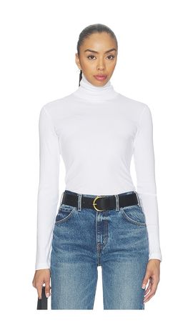Enza Costa Enza Costa Supima Cotton New Classic Longsleeve Turtleneck