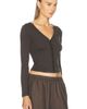 Enza Costa Enza Costa Supima Cotton V-Neck Cardigan - 2