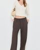 Enza Costa Enza Costa Supima Cotton V Neck Cardigan Cloud - 5