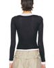 Enza Costa Enza Costa Tissue Jersey Layered Long Sleeve Top - 3