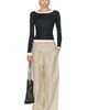 Enza Costa Enza Costa Tissue Jersey Layered Long Sleeve Top - 4